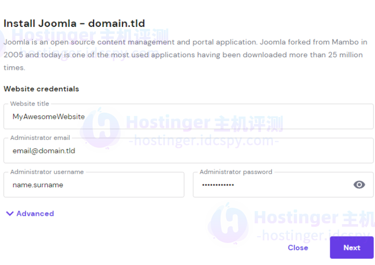 Hostinger主机hPanel面板自动安装应用程序教程