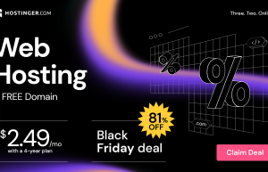 Hostinger黑五促销