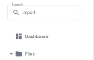 hPanel侧边栏显示选择Import Website