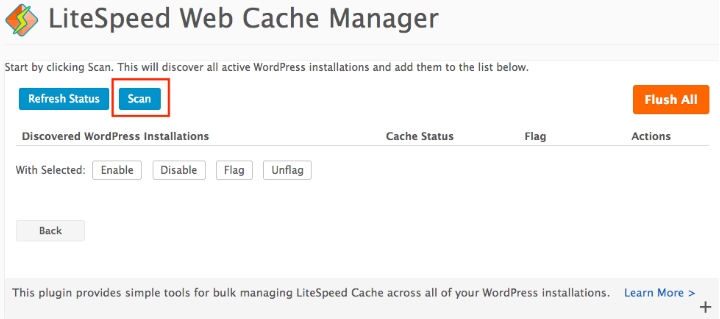 LiteSpeed Web缓存管理器
