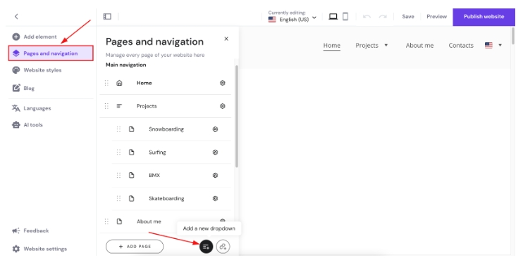 添加新下拉列表