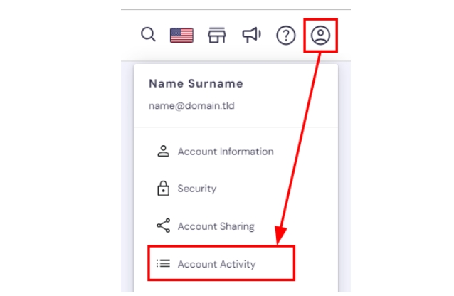 查看Hostinger帐户的登录历史记录