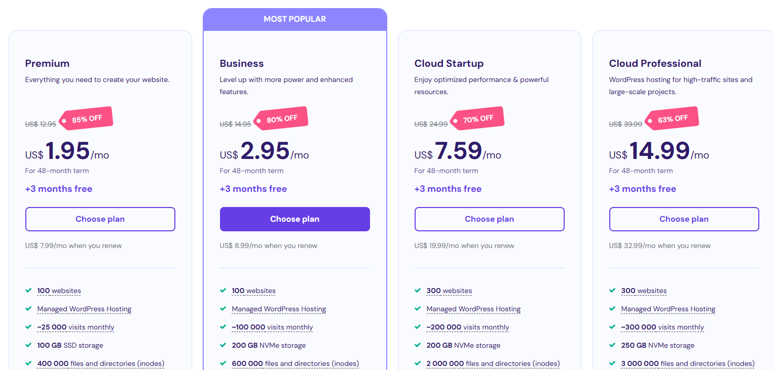 Hostinger虚拟主机