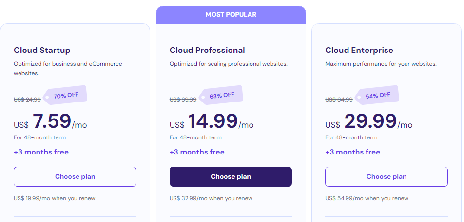 Hostinger云虚拟主机